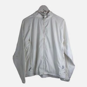 Adidas ClimaProof Wind white windbreaker jacket Full zip